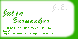 julia bernecker business card